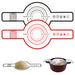 Reusable Silicone Bread Sling with Long Handles Heat Resistant