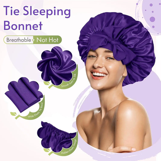 Satin/ Silk Bonnet - ( 2 Bonnets!!)