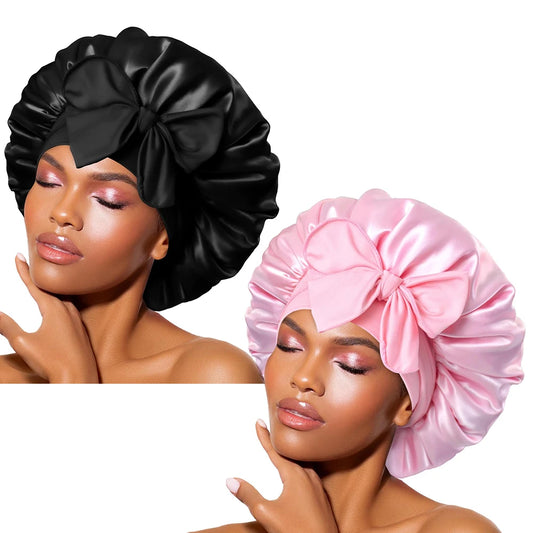Satin/ Silk Bonnet - ( 2 Bonnets!!)