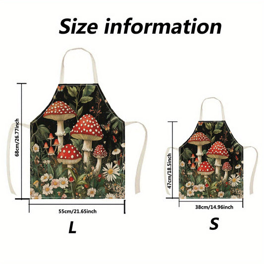Whimsical Mushroom Apron