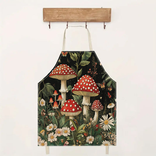 Whimsical Mushroom Apron