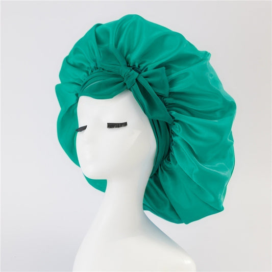 Silk/ Satin Bonnet For Sleeping - (For All Hair Types)