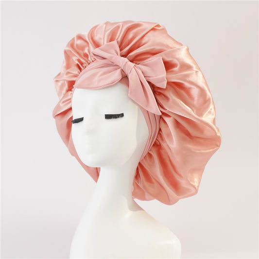 Silk/ Satin Bonnet For Sleeping - (For All Hair Types)