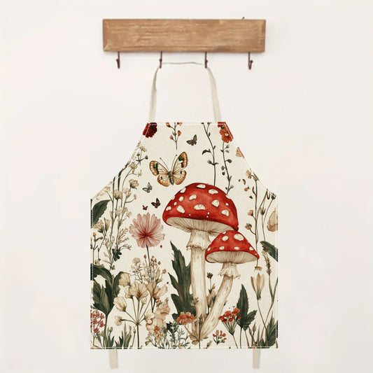 Whimsical Mushroom Apron