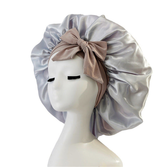 Silk/ Satin Bonnet For Sleeping - (For All Hair Types)