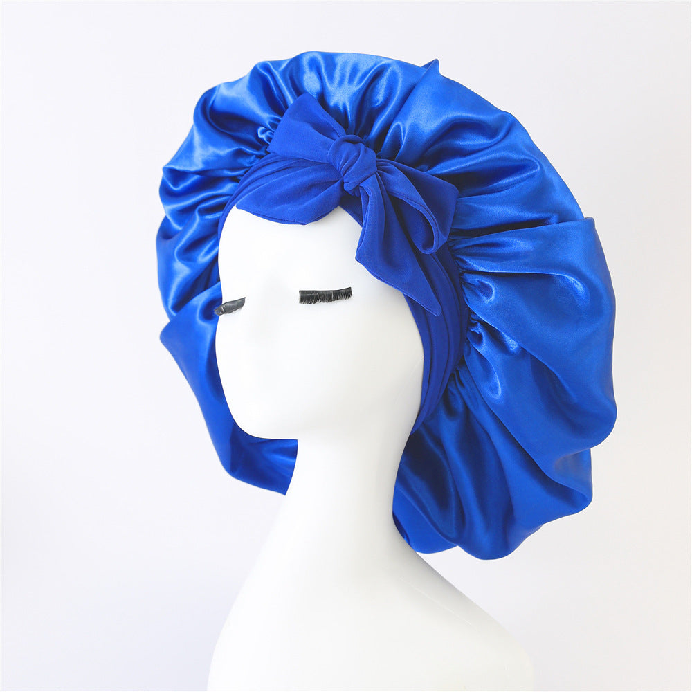 Silk/ Satin Bonnet For Sleeping - (For All Hair Types)